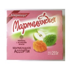 Мармелад МАРМЕЛАНДИЯ Ассорти, 255г, 1 штука