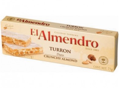 Туррон EL ALMENDRO с миндалем, 75г, 1 штука