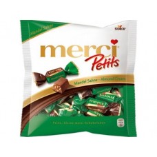 Шоколадные конфеты MERCI Petits с миндалем, 125г, 1 упаковка