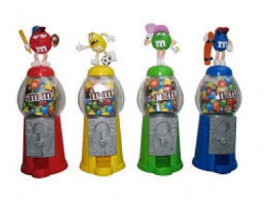Диспенсер M and M'S желтый, 1 штука