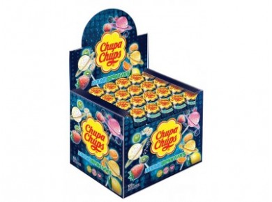Леденцы CHUPA CHUPS Космофруктика, 12г, 100 штук