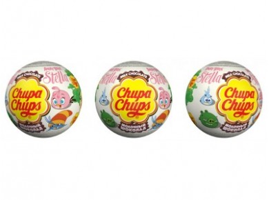 Шоколадный шар CHUPA CHUPS, 20г, 18 упаковок
