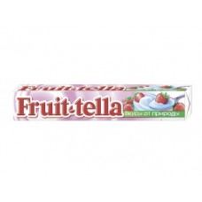 Жевательная конфета FRUIT-TELLA клубника-йогурт, 41г, 20 упаковок