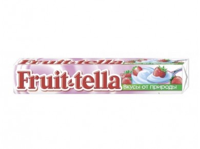 Жевательная конфета FRUIT-TELLA клубника-йогурт, 41г, 20 упаковок