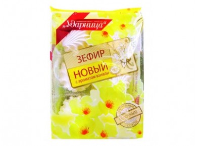 Зефир УДАРНИЦА с ароматом ванили, 160г, 2 штуки