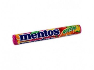 Конфеты MENTOS фруктовые, 38г, 20 штук