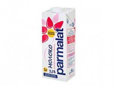 Молоко PARMALAT стерилизованное 3,5% 1л, 1 штука