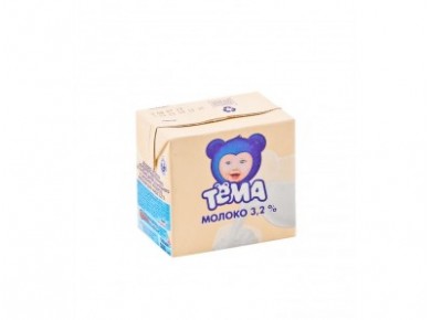 Молоко ТЁМА стерилизованное, детское, 3,2% 500г, 1 штука