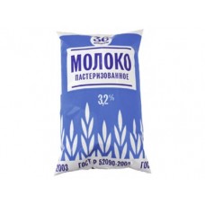 Молоко 36 КОПЕЕК пастеризованное 3,2%, 900г, 1 штука