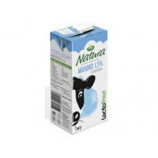 Молоко безлактозное NATURA стерилизованное 1,5%, 1л, 1 штука
