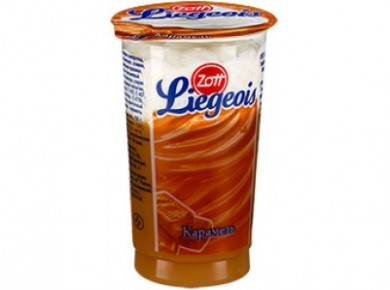 Десерт ZOTT Liegeois Сливки/карамель 3,4%, 175г, 1 штука