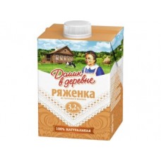 Ряженка ДОМИК В ДЕРЕВНЕ 3,2%, 515 г, 1 штука