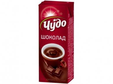 Напиток молочный ЧУДО с шоколадом 3%, 200г, 27 штук