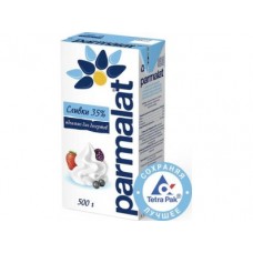 Сливки PARMALAT стерилизованные, 35% 0,5л, 1 штука