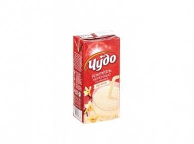 Молочный коктейль ЧУДО ваниль, 5% 950г, 1 штука