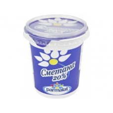 Сметана PARMALAT 20%, 400г, 1 штука