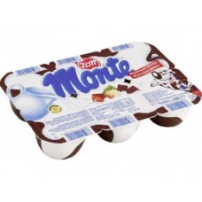 Десерт ZOTT MONTE 13,3% шоколадный, 6х55г, 4 штуки
