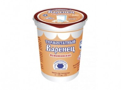 Варенец ОСТАНКИНСКИЙ, 2,5% 450г, 1 штука