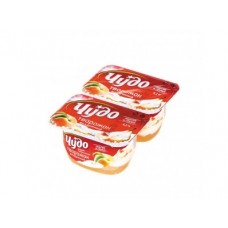 Творожный десерт ЧУДО персик/гранат, 4,2% 100г, 1 штука