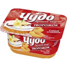Творожный десерт ЧУДО  вишня/чернослив 4% 100г, 1 штука