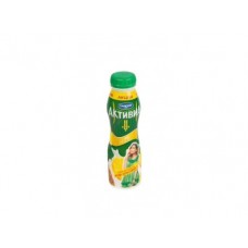 Йогурт АКТИВИА питьевой ананас, 2,2%  290г, 1 штука