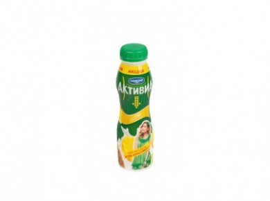 Йогурт АКТИВИА питьевой ананас, 2,2%  290г, 1 штука