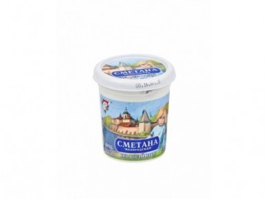 Сметана ИЗ ВОЛОГДЫ, 25% 400г, 1 штука