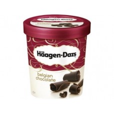 Мороженое HAAGEN-DAZS Шоколадное пломбир Бельгийский шоколад, 430г, 1 штука