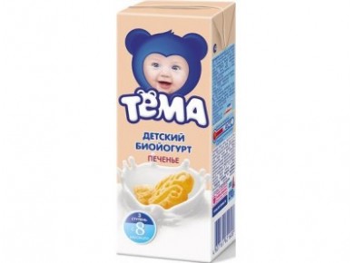Питьевые йогурты ТЕМА чернослив, 2,8% 210г, 1 штука