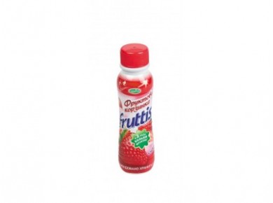 Питьевые йогурты FRUTTIS клубника, 1,7% 300г, 1 штука