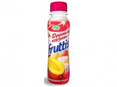 Питьевые йогурты FRUTTIS абрикос/манго, 1,7% 300г, 1 штука