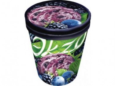 Мороженое ЭКZО Черника/Ежевика, 520г, 1 штука