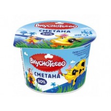 Сметана ВКУСНОТЕЕВО 30%, 200 г, 1 штука