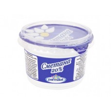 Сметана PARMALAT  20% , 200г, 1 штука