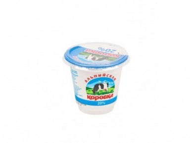 Сметанный продукт АЛЬПИЙСКАЯ КОРОВКА, 20% 250г, 1 штука