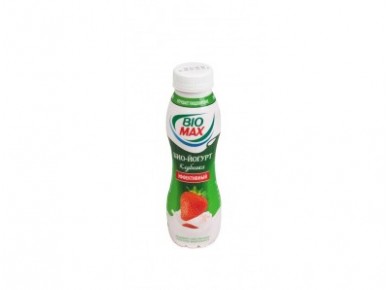 Йогурт BIO MAX питьевой клубника, 300г, 1 штука