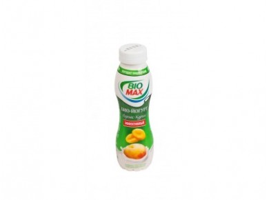 Йогурт BIO MAX питьевой персик/курага, 300г, 1 штука