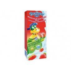 Молочный коктейль РАСТИШКА клубника земляника, 3,5 % 110г, 1 штука