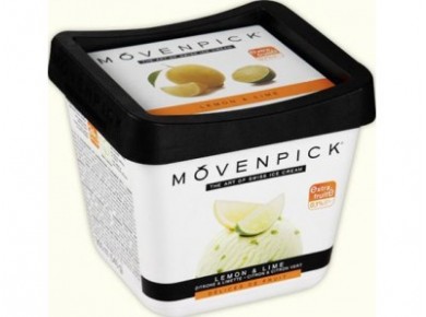 Сорбет MOVENPICK  лимон-лайм, 900 г, 1 штука