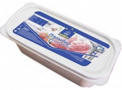 Мороженое HORECA SELECT пломбир с кусочками клубники, 2500г, 1 штука
