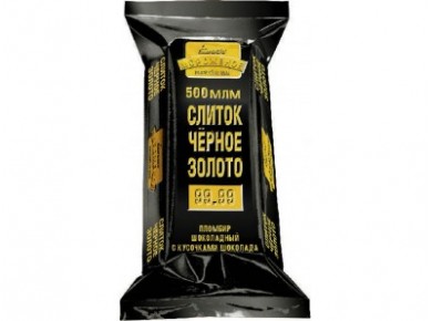 Мороженое ЧЕРНОЕ ЗОЛОТО шоколадное, 220г, 1 штука