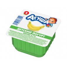Йогурт АГУША банан, 90г, 1 штука