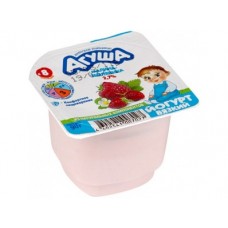 Йогурт АГУША малина с земляникой, 2,6% 90г, 1 штука