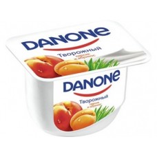 Творожный десерт DANONE персик/абрикос, 170 г, 1 штука