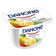Творожный десерт DANONE груша/банан, 170 г, 1 штука