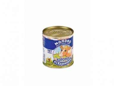 Молоко сгущенное КОРОВКА ИЗ КОРЕНОВКИ гост, 380г, 1 штука