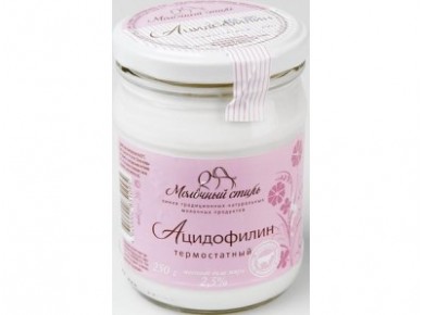 Ацидофилин МОЛОЧНЫЙ СТИЛЬ 2,5%, 250г, 1 штука