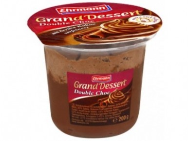 Пудинг EHRMANN Grand dessert Двойной шоколад, 200г, 1 штука