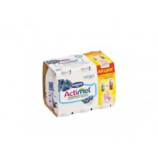 ACTIMEL голубика/смородина, 6х100г, 1 штука