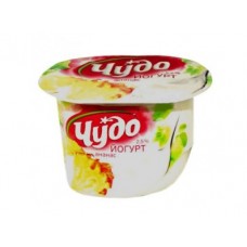 Йогурт ЧУДО ананас, 2,5% 125г, 1 штука